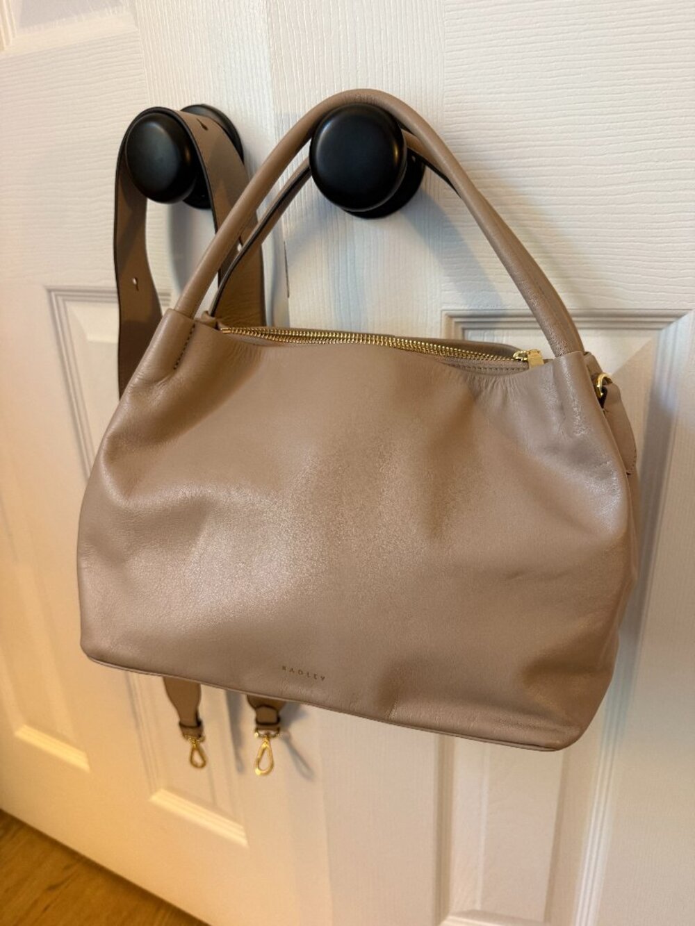 Radley Ivydale Road Medium Satchel Purse in Taupe